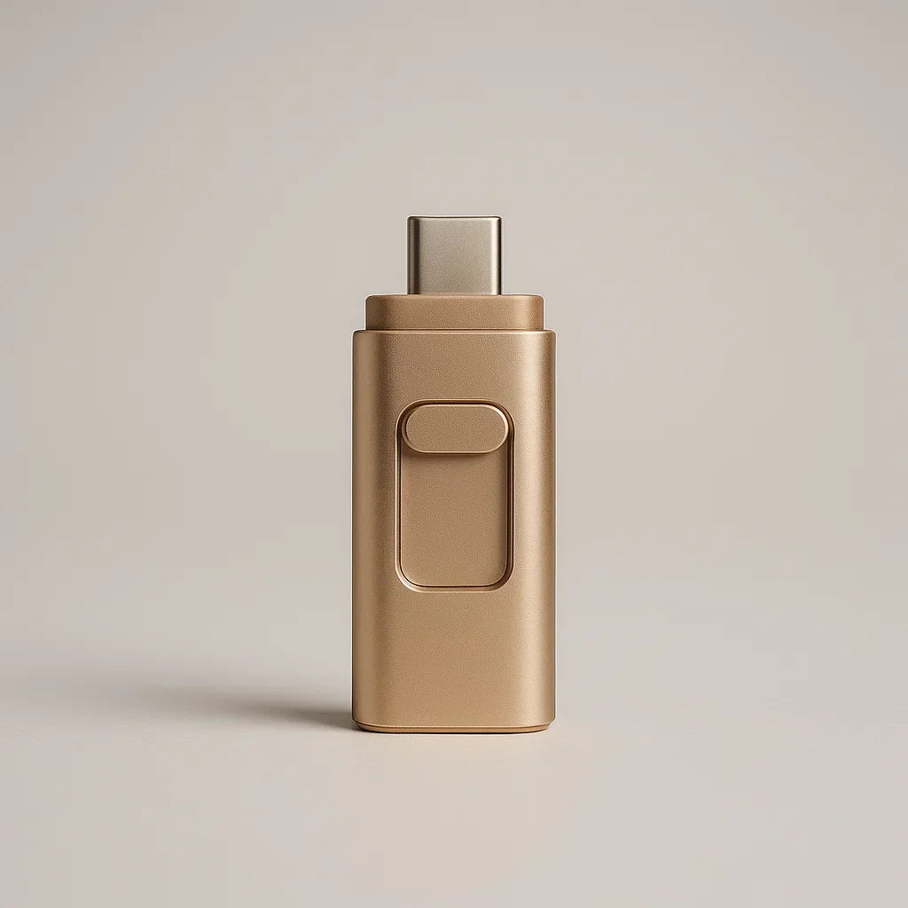 2 TB smartphone-hukommelse USB | Gem 500.000 fotos eller mere end 400 timers video