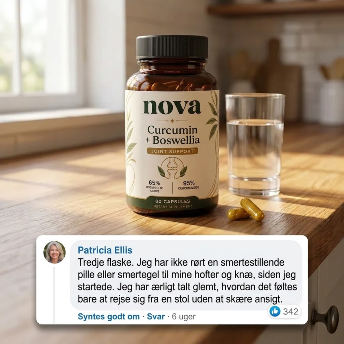 Curcumin + Boswellia – støtte til leddene
