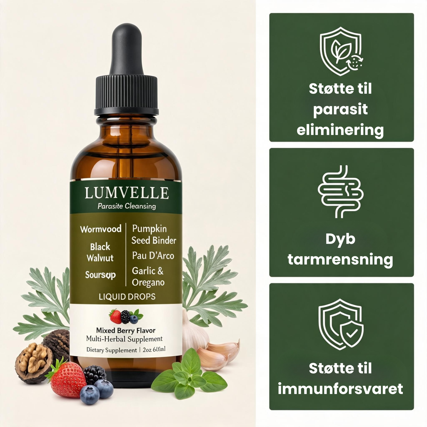 LUMVELLE Vildthøstede Malurt Urtedråber