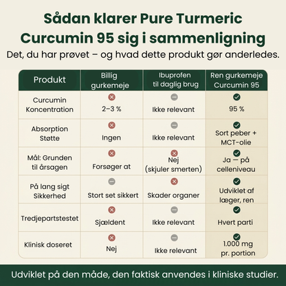 Ren gurkemeje-curcumin 95 (1.000 mg)