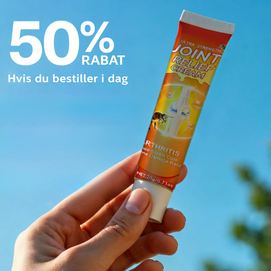 Joint Relief Cream | Naturlig regenerering af brusk og genopretning af ledfunktionen inden for få uger