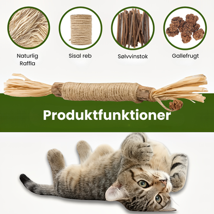 KatteRo Naturlige Sølvvine Tandstifter | En gladere og roligere kat starter her.