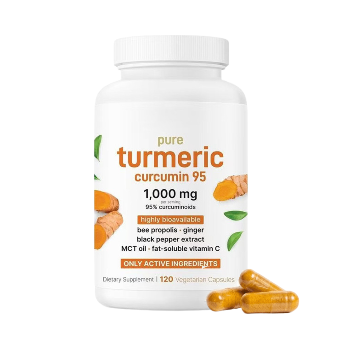 Ren gurkemeje-curcumin 95 (1.000 mg)