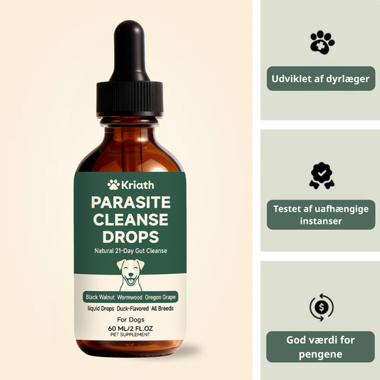 Kriath Parasite Cleanse-dråber | Forbedring af symptomerne inden for 2 uger