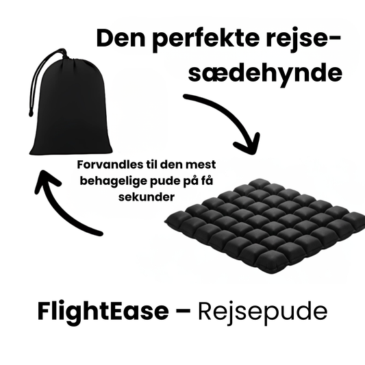 FlightEase – Rejsepude til bedre siddekomfort på lange rejser