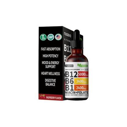 Nusava High Potency B12 Complex | Slip af med træthed og hjerne-tåge på bare 7 dage