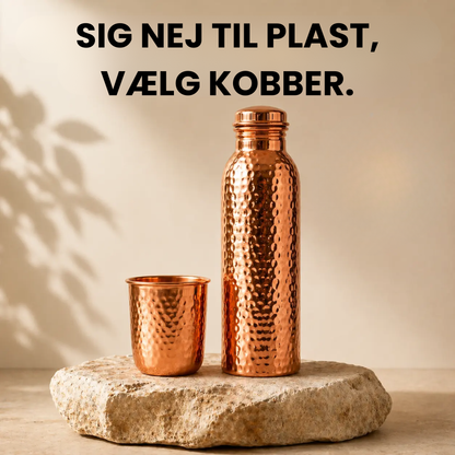 Elva – Kobberflaske | Naturligt renset vand, uden plast