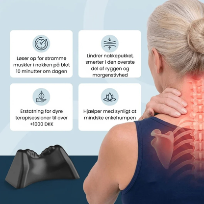 NeckReset | Lindrer nakkesmerter forårsaget af en pukkel på naturlig vis