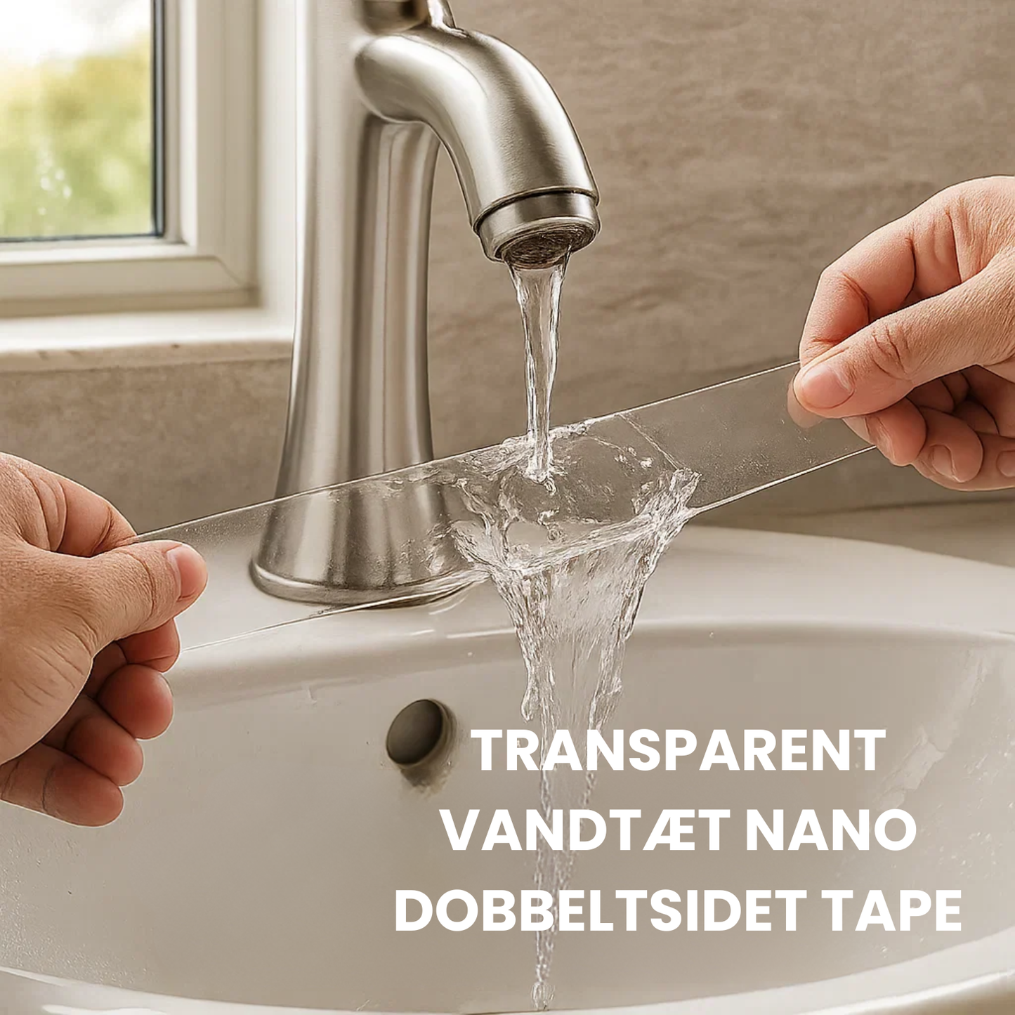5 m dobbeltsidet nanotape – borfri, stærk og genanvendelig montering