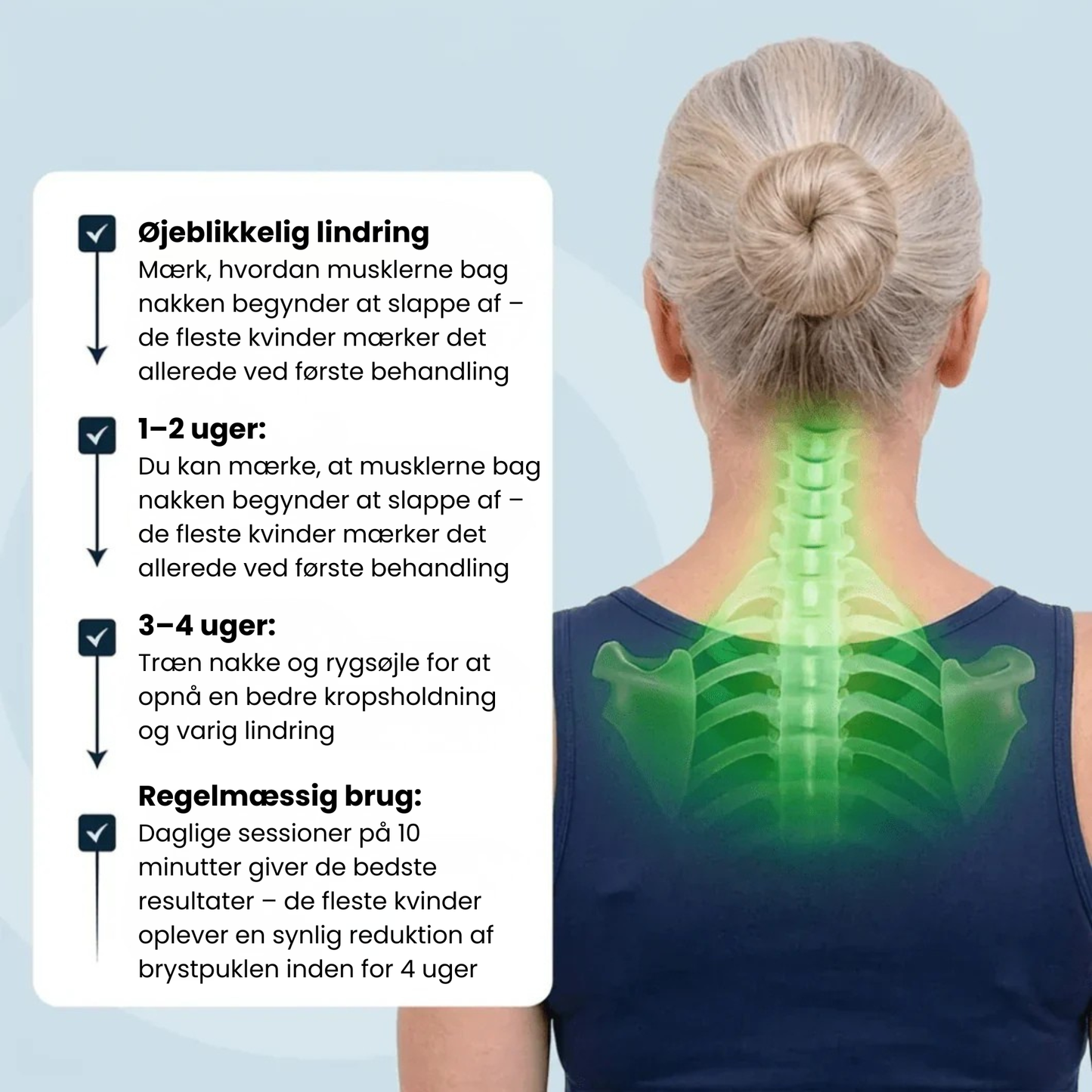 NeckReset | Lindrer nakkesmerter forårsaget af en pukkel på naturlig vis