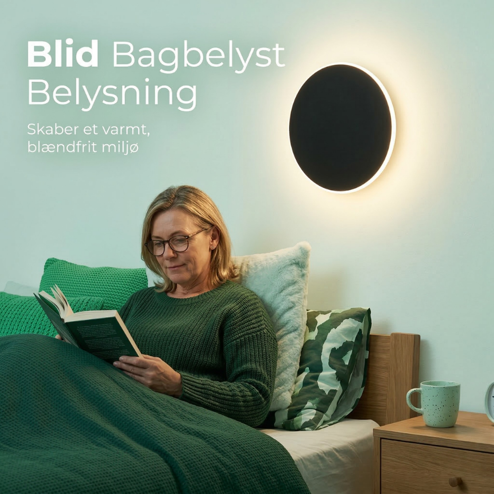 LunaGlow – Moderne Touch LED Væglampe