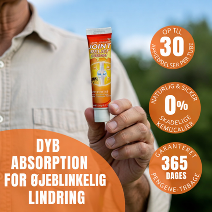 Joint Relief Cream | Naturlig regenerering af brusk og genopretning af ledfunktionen inden for få uger
