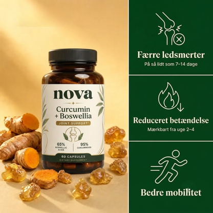 Curcumin + Boswellia – støtte til leddene