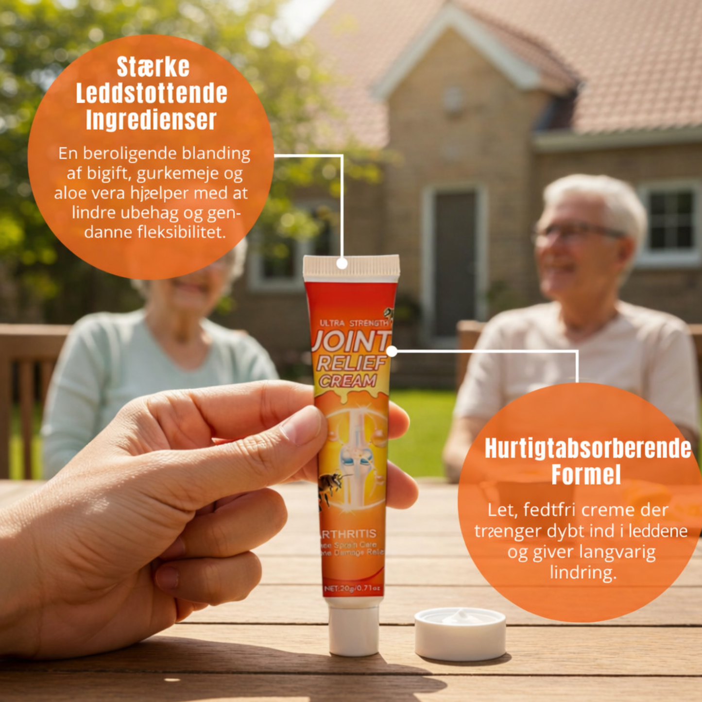 Joint Relief Cream | Naturlig regenerering af brusk og genopretning af ledfunktionen inden for få uger