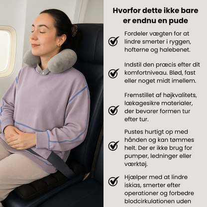 FlightEase – Rejsepude til bedre siddekomfort på lange rejser