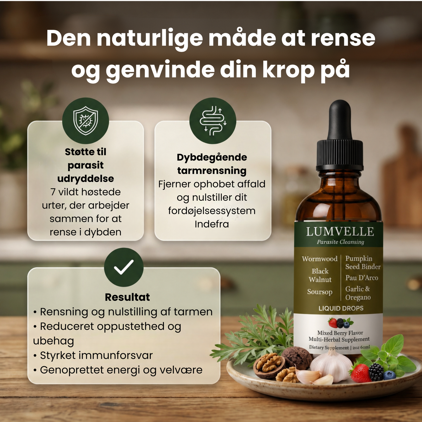 LUMVELLE Vildthøstede Malurt Urtedråber