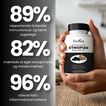 Docteat sortfrøolie | Sæt en stopper for betændelseskosmoset — genvind din naturlige energi og velvære i hele kroppen!