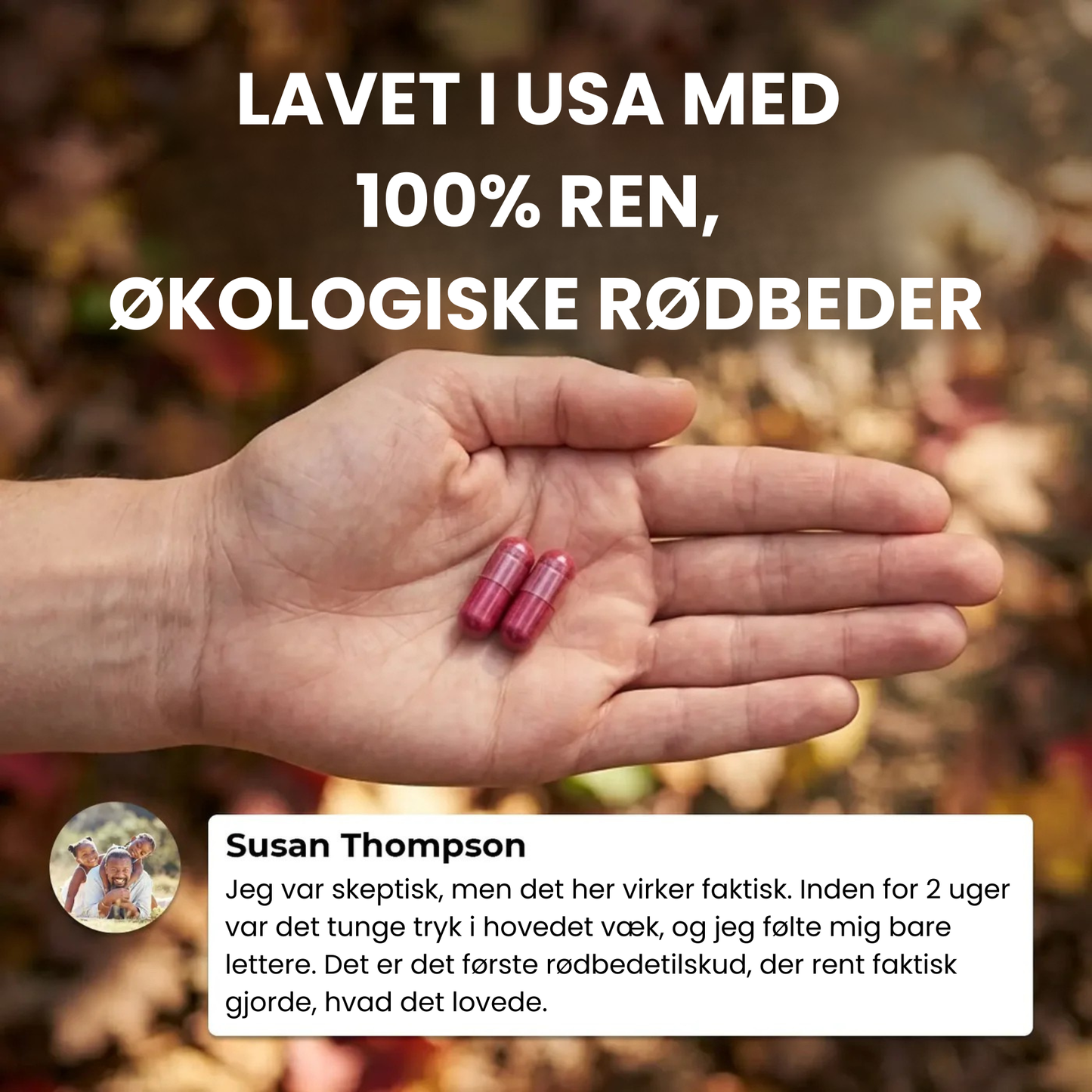 Rosabella Rødbeder | 1300 mg Rødbeder for sund blodgennemstrømning og naturlig energi