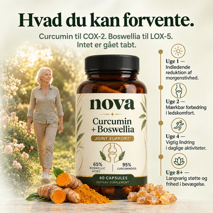 Curcumin + Boswellia – støtte til leddene