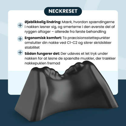 NeckReset | Lindrer nakkesmerter forårsaget af en pukkel på naturlig vis