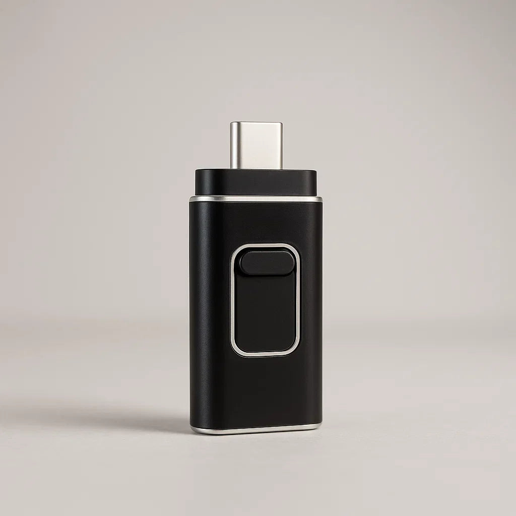 2 TB smartphone-hukommelse USB | Gem 500.000 fotos eller mere end 400 timers video