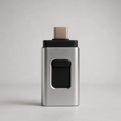 2 TB smartphone-hukommelse USB | Gem 500.000 fotos eller mere end 400 timers video