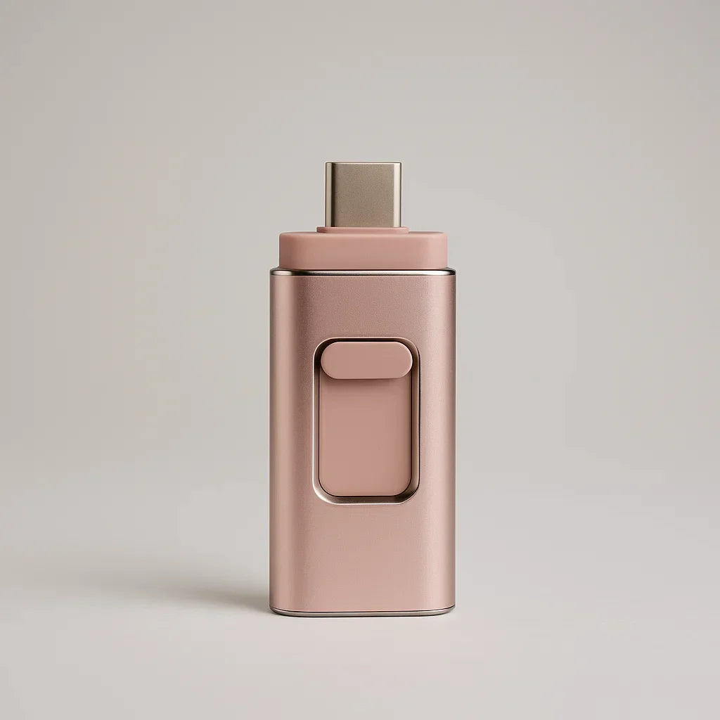 2 TB smartphone-hukommelse USB | Gem 500.000 fotos eller mere end 400 timers video