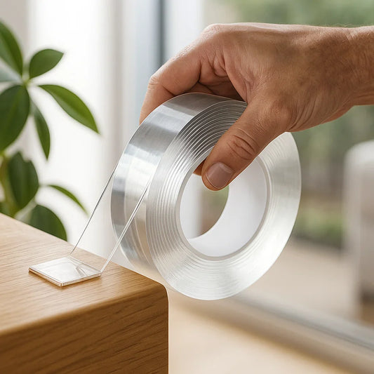 5 m dobbeltsidet nanotape – borfri, stærk og genanvendelig montering